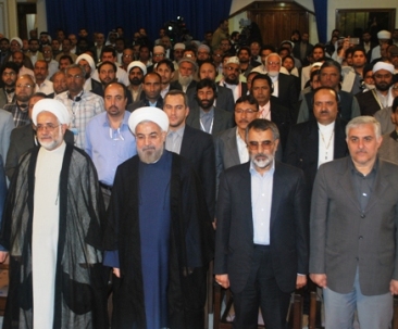 الرئيس روحاني: سائرون علي نهج الامام الخميني قدس سره