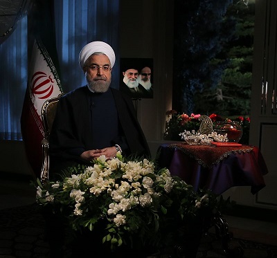  الرئيس روحاني:مسيرة التقدم والازدهار ستتواصل حتى انتصار الشعب الايراني