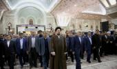 وزير الخارجية و سفراء ايران يجددون العهد مع الامام الخميني
