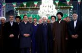 رئيس الجمهورية و أعضاء الحكومة يجددون العهد مع الامام الخميني