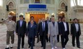 وزير الطاقة الجزائري يزور مرقد الامام الخميني