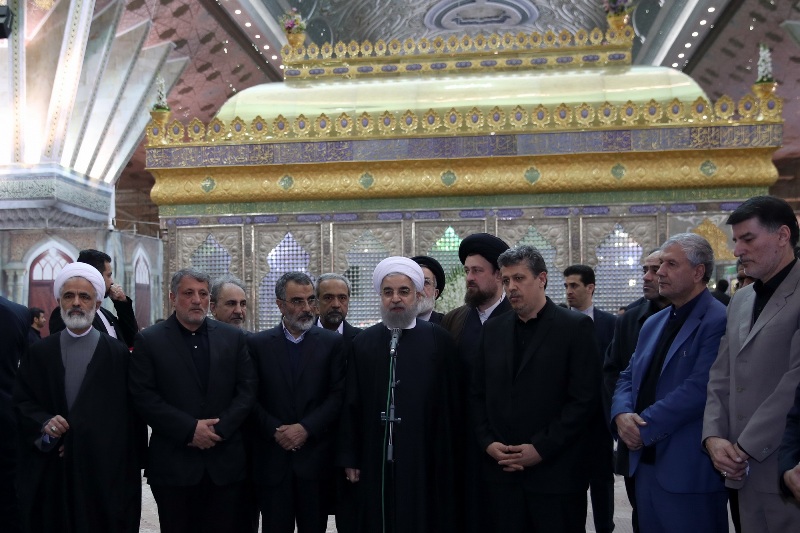 روحاني:الشعب الإيراني أظهر موقفاً موحداً تجاه رجال النظام والثورة