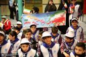 مراسم قرع جرس الثورة بحضور التلاميذ في حسينية جماران