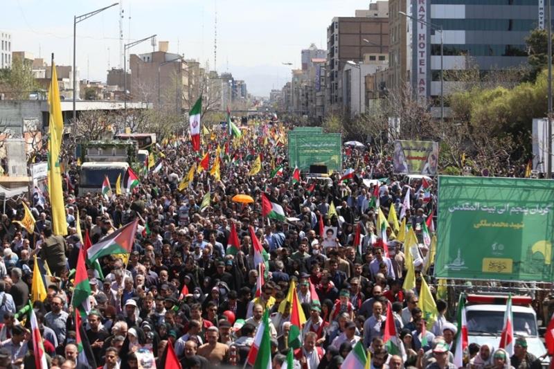 مسيرات حاشدة في مختلف انحاء العالم بمناسبة يوم القدس العالمي