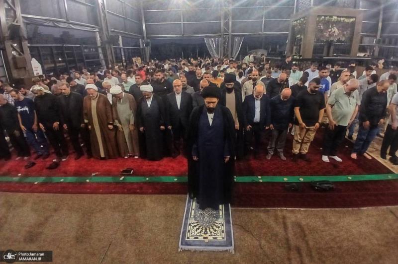 حضور السيّد علي خميني في مزار الشهيد السيّد حسن نصرالله