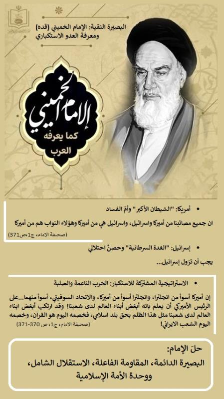 البصيرة النقية: الإمام الخميني (قده) ومعرفة العدو الاستكباري