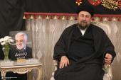 حضور السید حسن الخمینی في منزل الشهید محمد مهدی طهرانجي