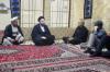  علي لاريجاني يزور السيد علي خميني في منزل الإمام بالنجف الأشرف