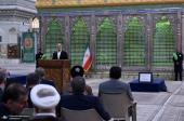 تجدید العهد من قِبَل رئیس الجمهوری وأعضاء الحکومة مع المبادئ والرسالة السامیة للإمام الخميني (قدس سره)