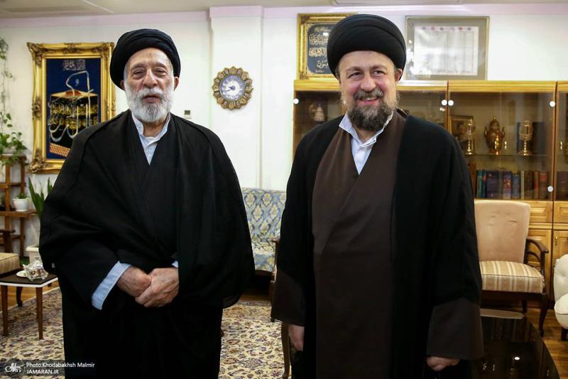 لقاء السيد حسن الخميني مع السيد هادي الخامنئي