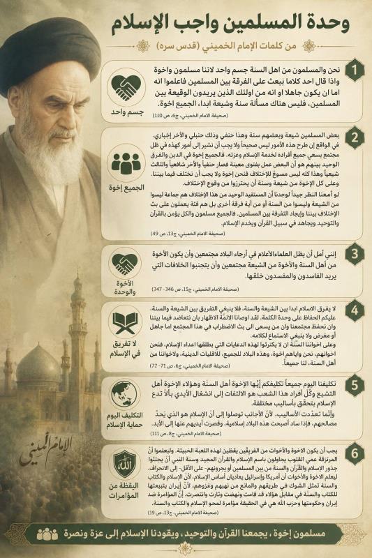 وحدة المسلمين واجب الاسلام