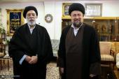 لقاء السيد حسن الخميني مع السيد هادي الخامنئي