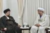 مساءَ أمس؛ لقاء رئيس اتحاد علماء الجعفرية في تركيا بآية الله السيد حسن الخميني
