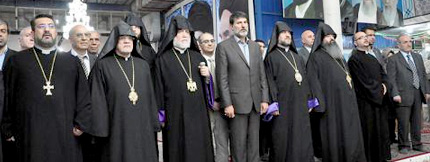 The Armenian Diocese of Tehran Renewed Their Oath with the Aspirations of Imam Khomeini