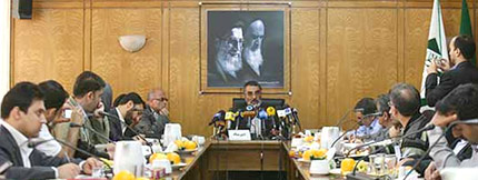 Mohammad Ali Ansari’s News Conference for Announcing the Programs for Imam Khomeini’s Commemoration