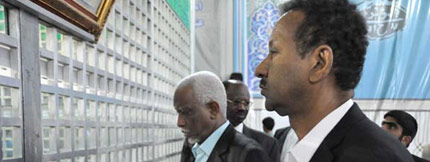 The Consultant of Sudan’s President Paid Tribute the Late Imam