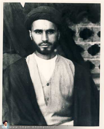 Imam Khomeini during his youth