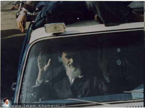 Imam sitting in a car