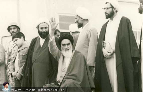 Imam Khomeini in Qom