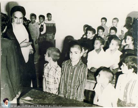 Imam at a boy`s School