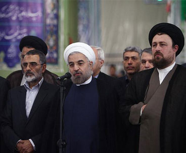 Iranian President Reasserts Allegiance to Late Imam Khomeini