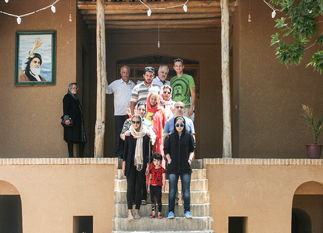 Slovakian Tourists pay a visit to Imam Khomeini`s House in Khomein