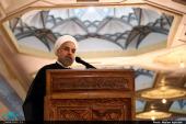 President Rouhani in a ceremony held at Imam Khomeini’s Holy Shrine