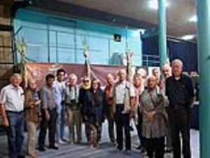 A group of German and Austrian tourists pay a visit to Imam Khomeini`s house in Jamaran