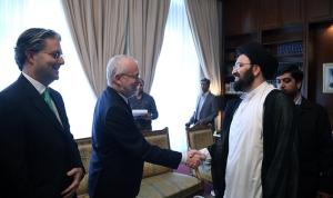 Imam`s anniversary guests attending a summit in Foreign Ministry 