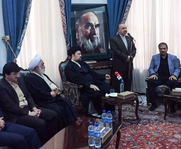  Minister of sports and youth affairs meets Hassan Khomeini 
