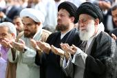 Eid Al-Fitr prayers led by the supreme leader of Islamic Revolution