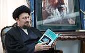 Delegation from Iran public relations center holds meeting with seyyed Hassan Khomeini