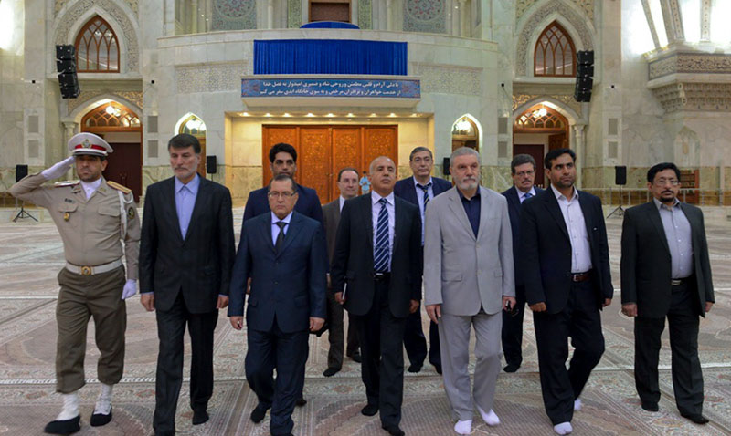 Imam Khomeini mausoleum visited by the Algerian minister of energy 