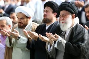 Eid Al-Fitr prayers led by the supreme leader of Islamic Revolution