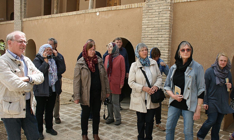 A group of German tourists visit Imam Khomeini’s ancestral house in city of Khomein 
