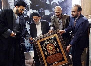 A memorial ceremony for Hajj Isa, a domestic servant at  Imam Khomeini’s historic residence in Qom
