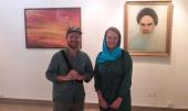 Australian couple visits Imam Khomeini’s center in Isfahan