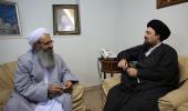 Moulana abdolhamid holds meeting with seyyed Hassan Khomeini