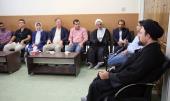 Seyyed Hassan Khomeini meets foreign students and professors attending an academic course on Shia studies