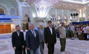  Vetikh Philips, the deputy speaker of  Czech parliament pays tributes at Imam Khomeini’s shrine