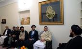 Major advisor to Afghanistan’s Security Council meets Seyyed Ali Khomeini at Imam’s historic residence in Qom