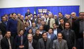 Authorities from Aftab city meet Seyyed Hassan Khomeini