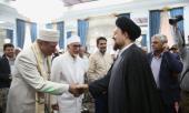 Representatives of some divine religions meet Seyyed Hassan Khomeini 