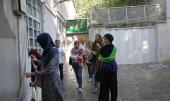 A group of cultural tourists from Bosnia and Macedonia visit Tehran’s Jamaran complex