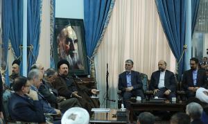 Artists and culture figures meet Seyyed Hassan Khomeini