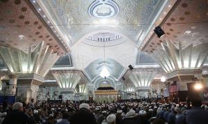 A ceremony at Imam Khomeini shrine on night of Destiny in blessed month of Ramadan