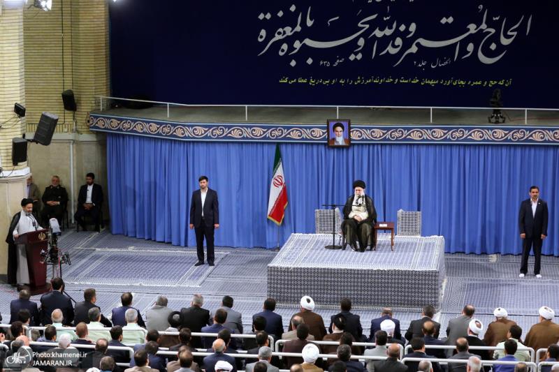Iranian Hajj officials meet Leader of the Islamic Revolution Ayatollah Seyyed Ali Khamenei