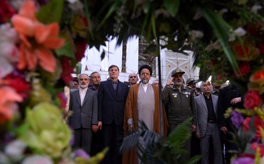 The commemoration of Islamic Republic Day at holy mausoleum of Imam Khomeini