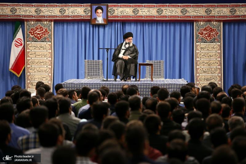 Iranian students, exceptional talents and young prodigies meet the leader