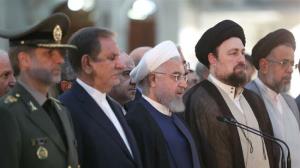 Iran`s president urges national unity, denounces `amateur` Trump administration 